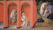 Fra Filippo Lippi The Miraculous Rescue of St Placidus oil on canvas